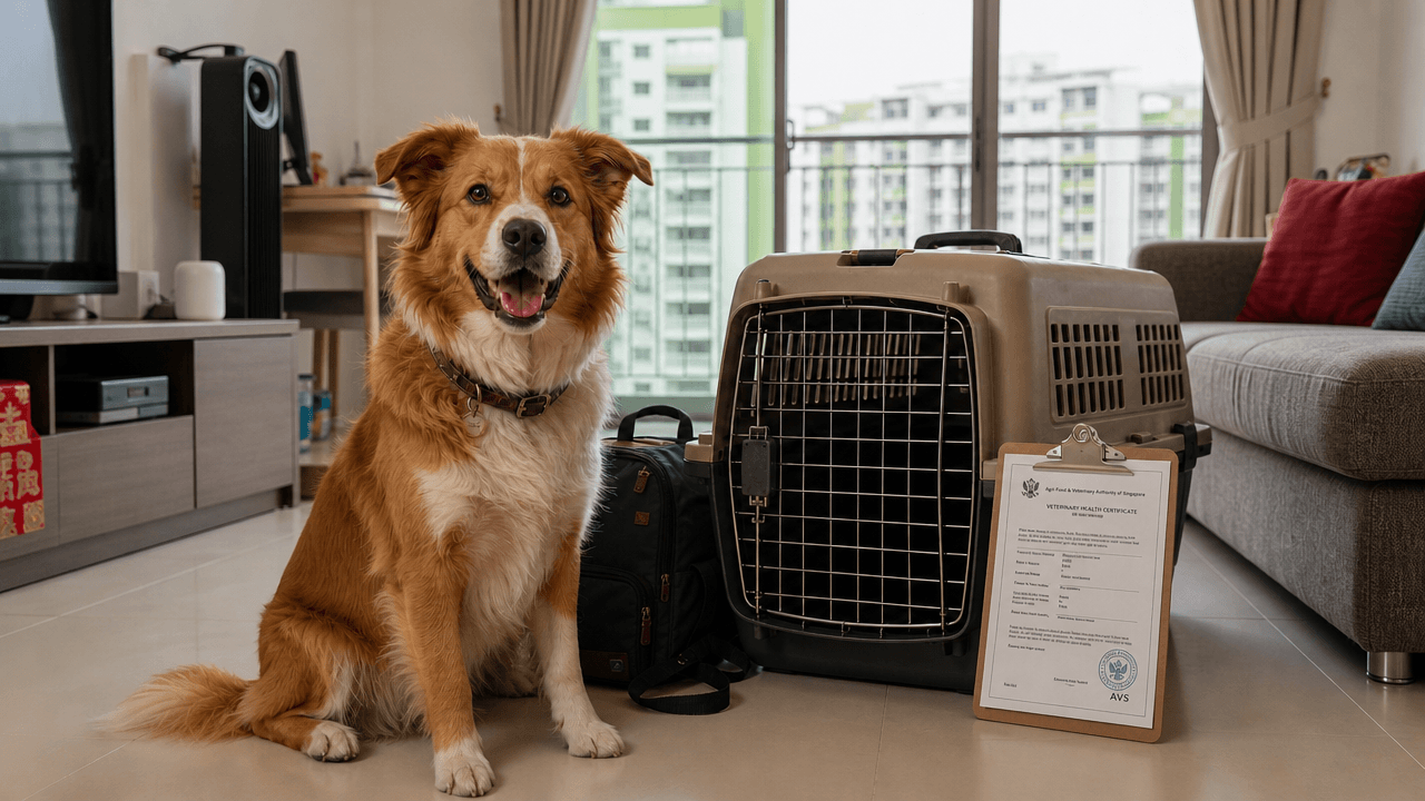 traveling overseas with your pet from singapore